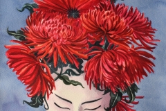 geisha flower girl